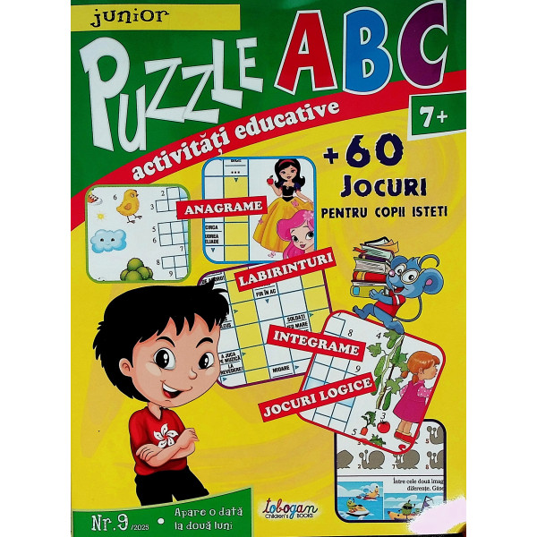 Puzzle ABC 7+ Jocuri pentru copii isteti