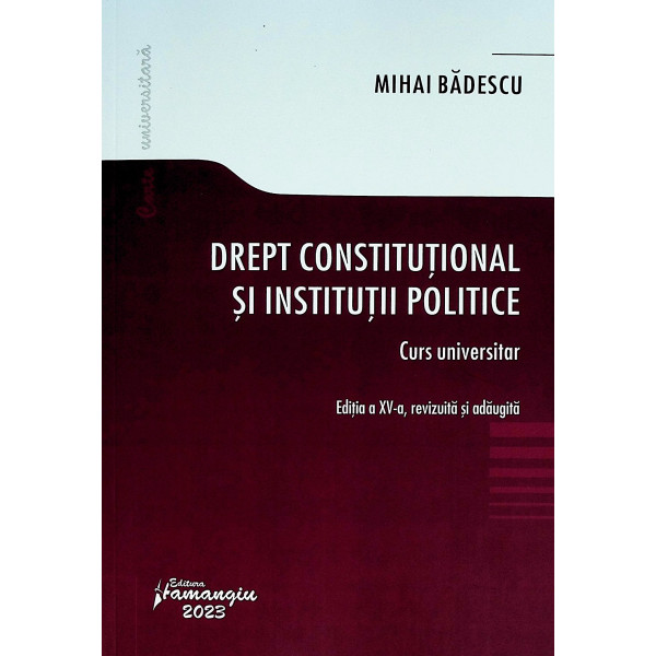 Drept constitutional si institutii politice