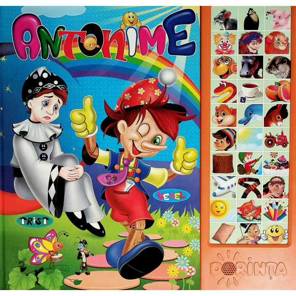 Antonime. carte cu sunete