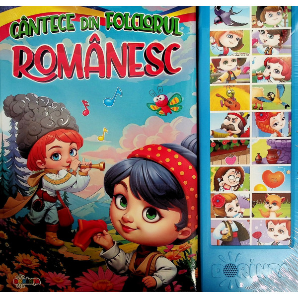 Cantece din folclorul romanesc. Carte cu sunete