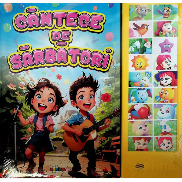 Cantece de sarbatori. Carte cu sunete