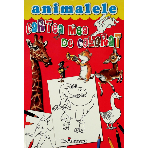 Animalele. Cartea mea de colorat