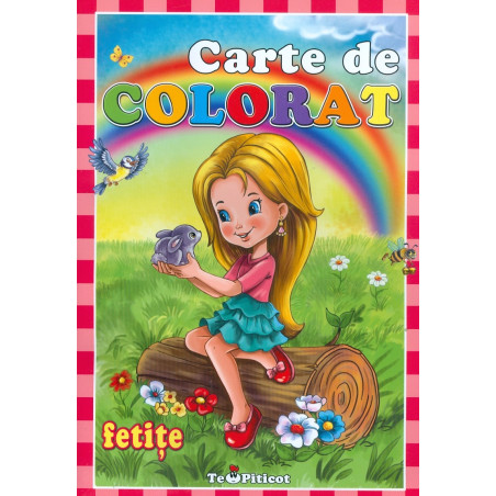Fetite - Carte de colorat