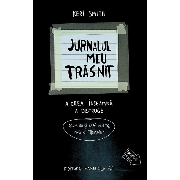 Jurnalul meu trasnit. A crea insemna a distruge