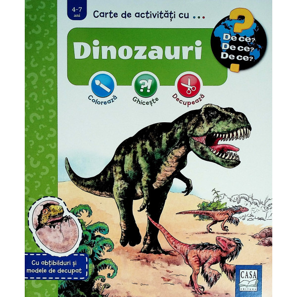 Carte de activitati cu... Dinozauri