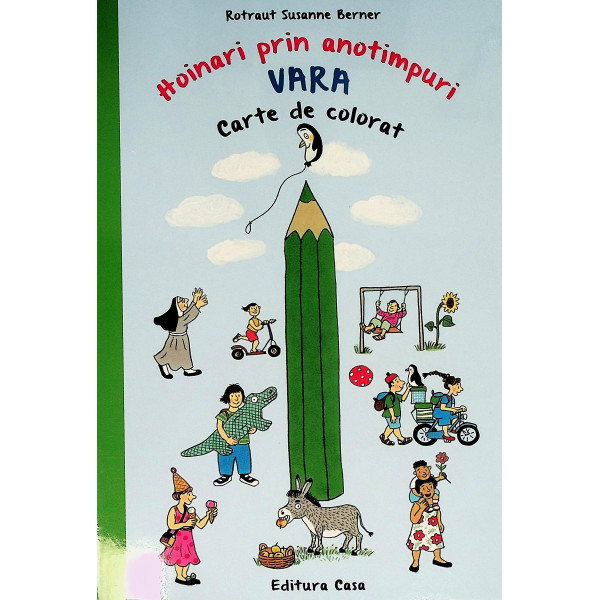 Carte de colorat Hoinari prin anotimpuri Vara