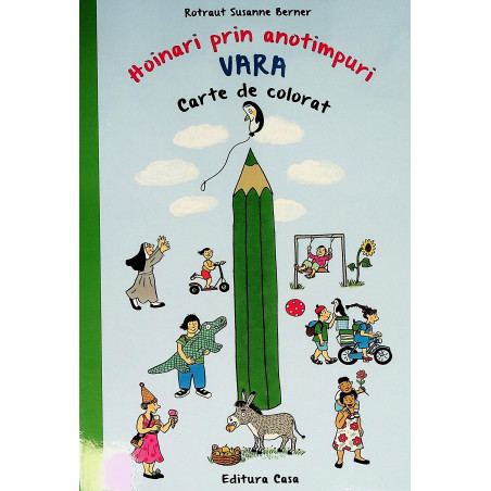 Carte de colorat Hoinari...