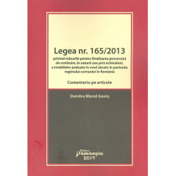 Legea nr. 165/2013 privind...