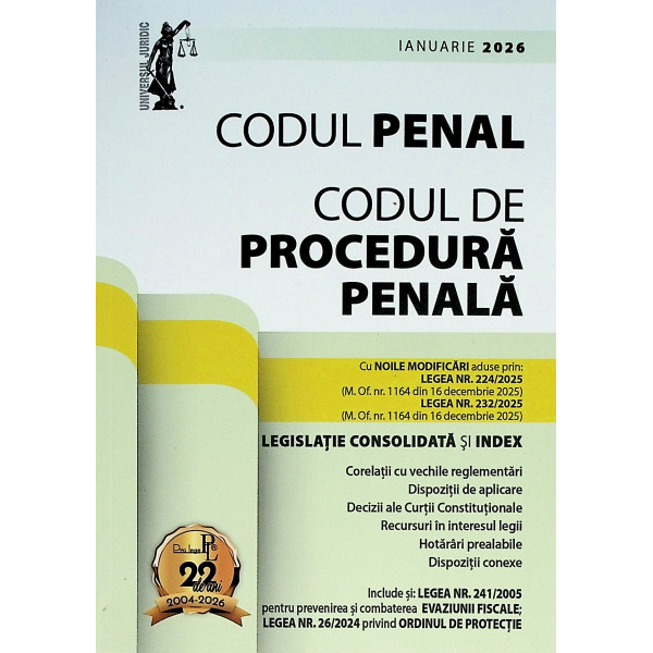 Codul penal. Codul de procedura penala