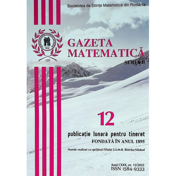 Gazeta matematica, nr. 12/2025