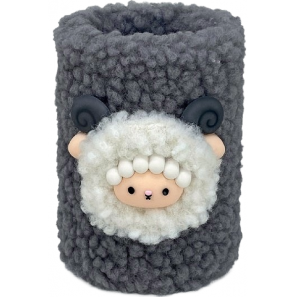 Suport accesorii de scris 3D: Oița gri