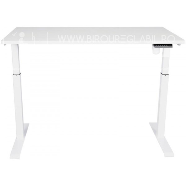 Birou reglabil electric White TerrA3s