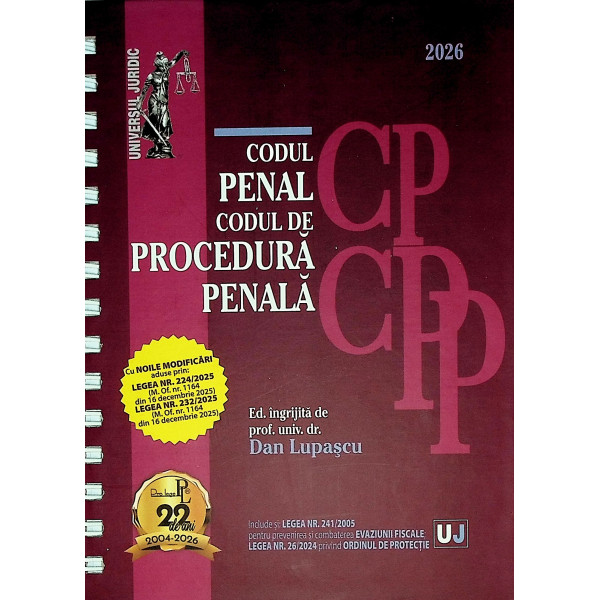 Codul penal. Codul de procedura penala