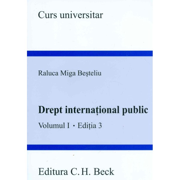 Drept international public, vol. I