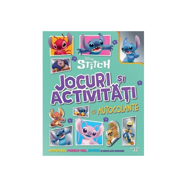 Disney Stitch - Jocuri si activitati cu autocolante