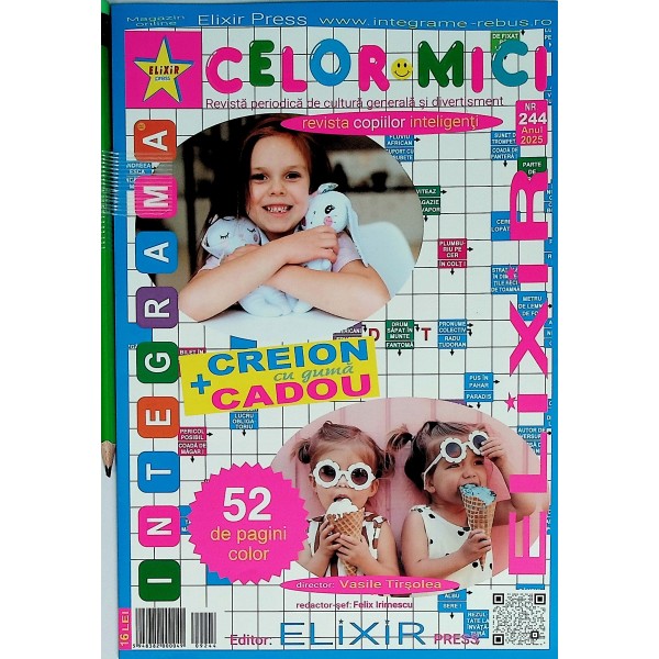 Integrama celor mici, nr. 244 + creion cadou.