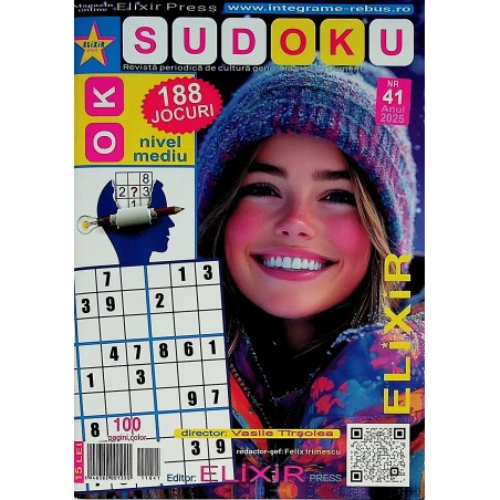 Sudoku, nr.41, nivel mediu