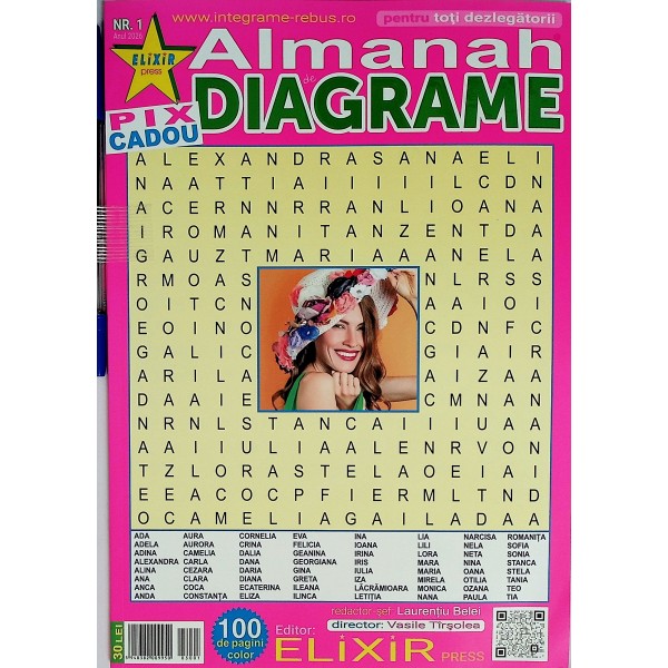 Almanah diagrame, nr.1 pentru toti dezlegatorii