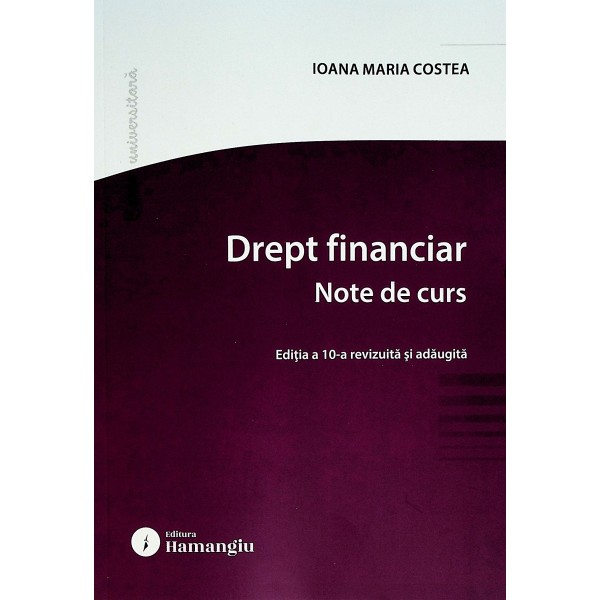Drept financiar. Note de curs