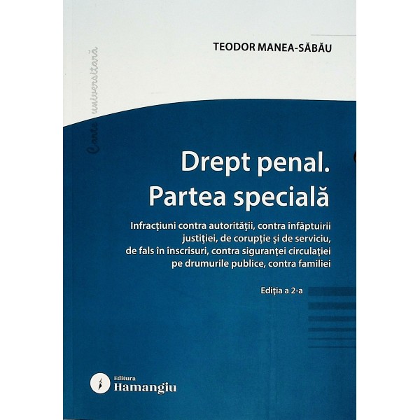 Drept penal. Partea speciala