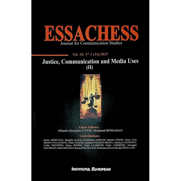 Essachess - Journal for Communication Studies, vol. XVIII, No 1(35)/2025. Justice, Communication and Media Uses (II)