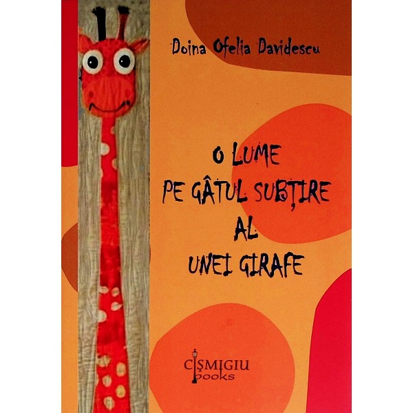 O lume pe gatul subtire al unei girafe