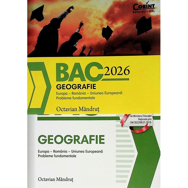Geografie - Europa-Romania-Uniunea Europeana-Probleme fundamentale. Bac 2025