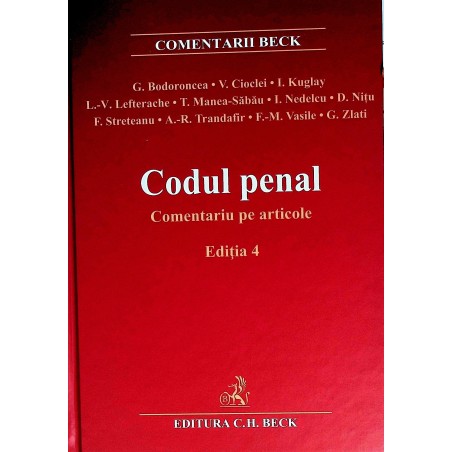 Codul penal. Comentariu pe...