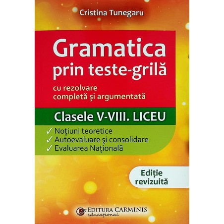 Gramatica prin teste-grila...