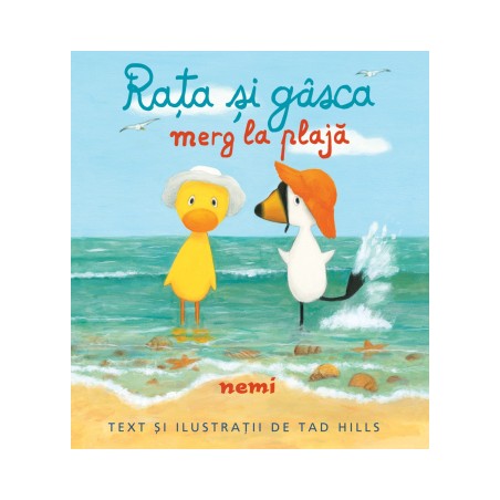 Rata si gasca merg la plaja