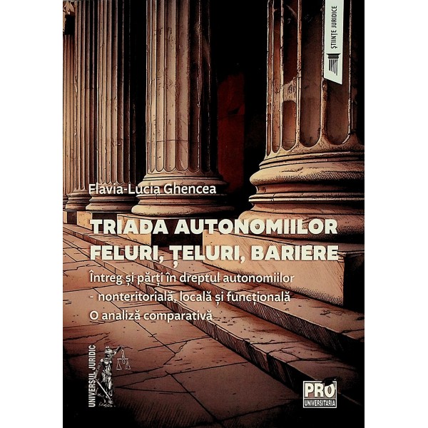 Triada autonomiilor. Feluri, teluri, bariere. Intreg si parti in dreptul autonomiilor nonteritoriala, locala si functionala...