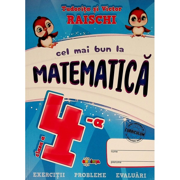 Cel mai bun la matematica, clasa a IV-a