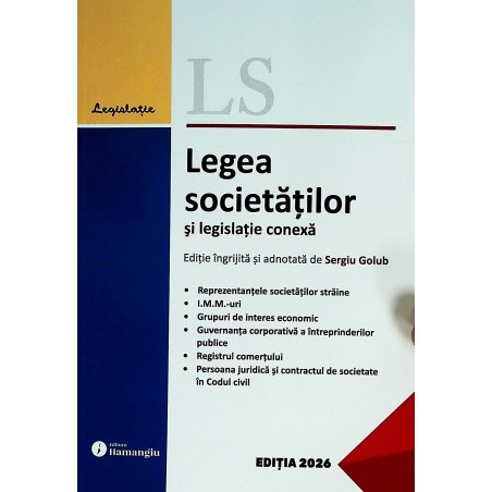 Legea societatilor si...