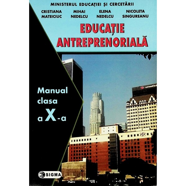 Educatie antreprenoriala, clasa a X-a