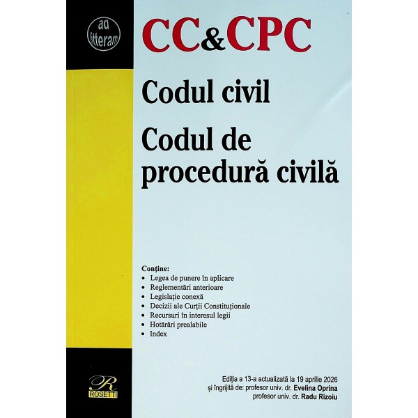 Codul civil. Codul de procedura civila