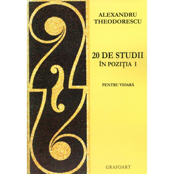 20 de studii in pozitia I pentru vioara