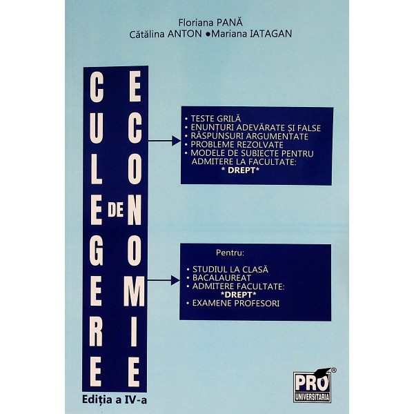 Culegere de economie