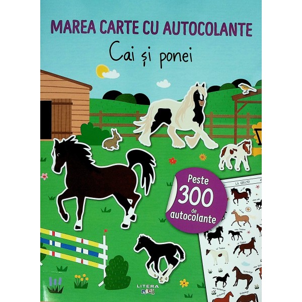 Cai si ponei. Marea carte cu autocolante