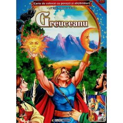 Greuceanu. Carte de colorat cu povesti si abtibilduri