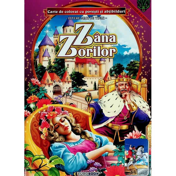 Zana Zorilor. Carte de colorat cu povesti si abtibilduri