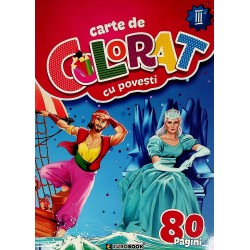 Carte de colorat cu povesti