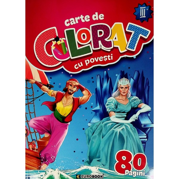 Carte de colorat cu povesti