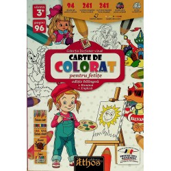 Carte de colorat pentru fetite 3+