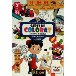 Carte de colorat pentru baietei 3+