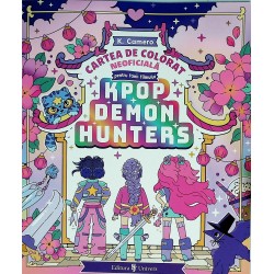 Cartea de colorat neoficiala pentru fanii filmului K-Pop Demon Hunters