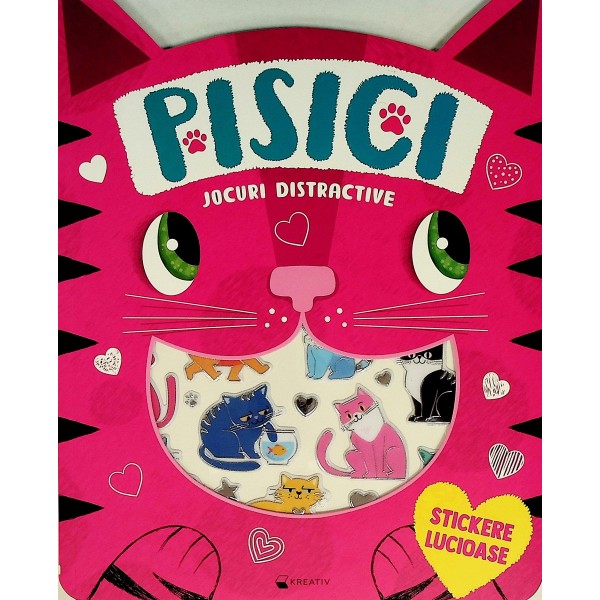 Pisici - Jocuri distractive. Stickere lucioase