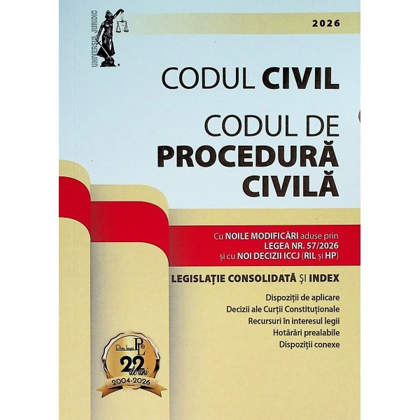 Codul civil. Codul de procedura civila