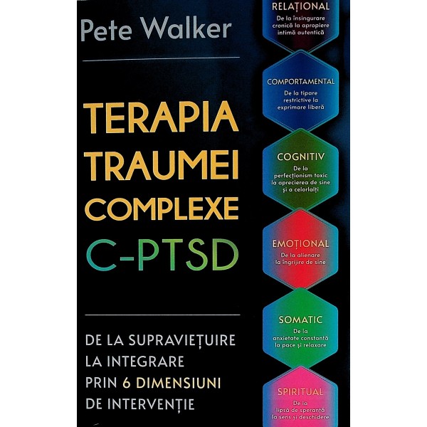 Terapia traumei complexe. C-PTSD. De la supravietuire la integrare prin 6 dimensiuni de interventie