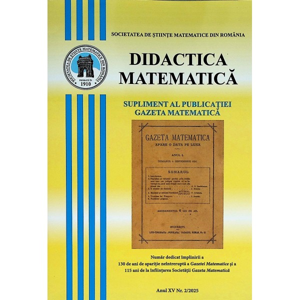 Didactica matematicii - Supliment al publicatiei gazeta matematica, nr. 2/2015